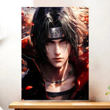 Affiche Itachi Naruto illustrée à la main en Anjou