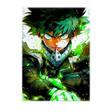 Poster Izuku My Hero Academia illustré à la main en Anjou