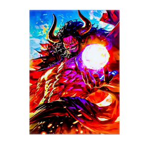 Poster Kaido One Piece illustré à la main en Anjou