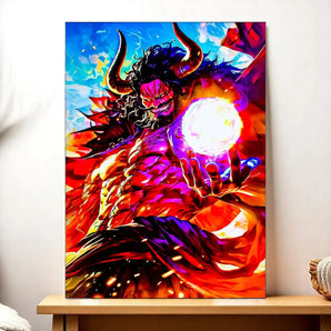 Tableau Kaido One Piece illustré à la main en Anjou