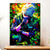 Affiche Kakashi Naruto illustrée à la main en Anjou