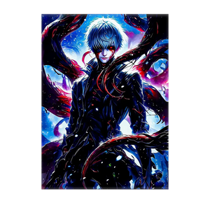 Poster Kaneki Tokyo Ghoul illustré à la main en Anjou