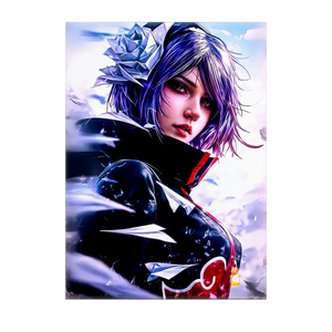 Poster Konan Naruto illustré à la main en Anjou