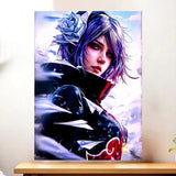 Affiche Konan Naruto illustrée à la main en Anjou