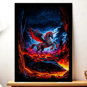 Cadre Noir Licorne de Feu