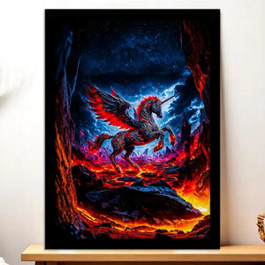 Cadre Noir Licorne de Feu