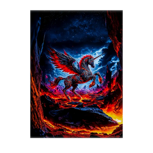 Poster Licorne de Feu