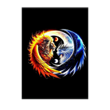 Poster Lionne illustré à la main en Anjou