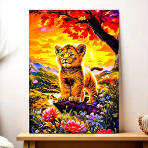 Tableau Lion