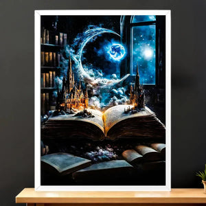 Cadre Blanc Livre Magique