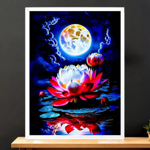 Cadre Blanc Lotus