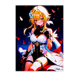 Poster Lumine Genshin Impact illustré à la main en Anjou