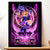 Cadre Noir Magicienne des Ténèbres Dark Magician Girl Yu-Gi-Oh! illustré à la main en Anjou