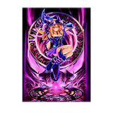 Poster Magicienne des Ténèbres Dark Magician Girl Yu-Gi-Oh! illustré à la main en Anjou