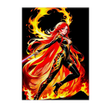 Poster Mavuika Genshin Impact illustré à la main en Anjou