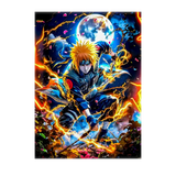 Poster Minato Naruto illustré à la main en Anjou