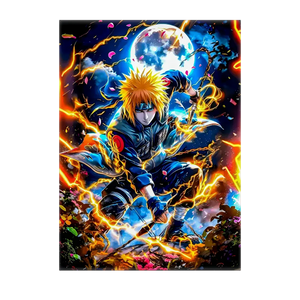 Poster Minato Naruto illustré à la main en Anjou