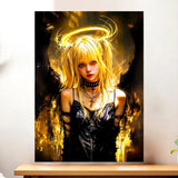 Affiche Misa Amane illustrée à la main en Anjou