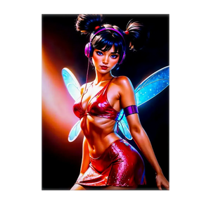 Poster Musa Winx illustré à la main en Anjou