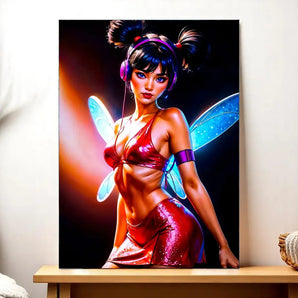 Tableau Musa Winx illustré à la main en Anjou
