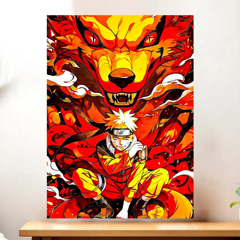 Affiche Naruto Enfant illustrée à la main en Anjou