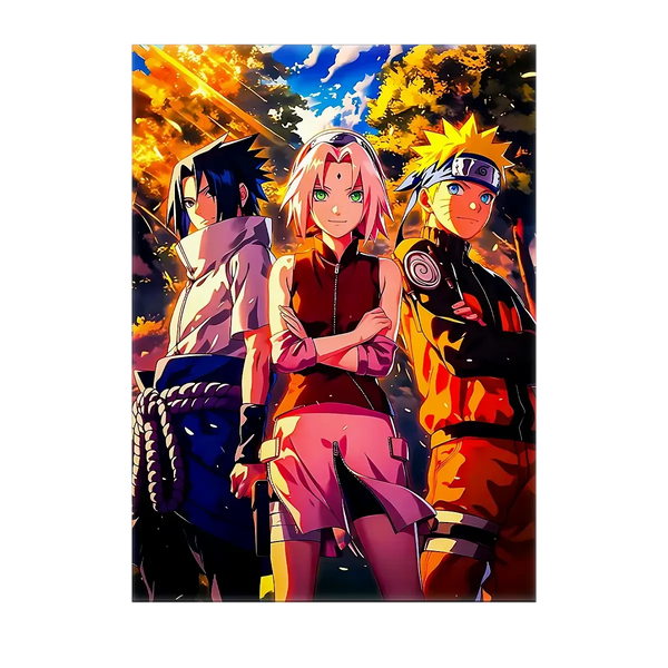 Tableau Naruto Equipe 7 – 10x15 cm