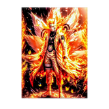Poster Naruto Shippuden illustré à la main en Anjou