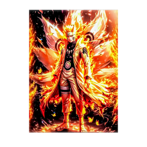 Poster Naruto Shippuden illustré à la main en Anjou