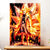 Affiche Naruto Shippuden illustrée à la main en Anjou