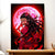 Tableau Nezuko Demon Slayer illustré à la main en Anjou