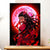 Affiche Nezuko Demon Slayer illustré à la main en Anjou