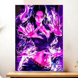 Toile Nico Robin One Piece illustré à la main en Anjou