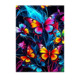 Poster Papillon Famille illustré à la main en Anjou