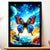 Cadre Noir Papillon Moderne