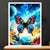 Cadre Blanc Papillon Moderne