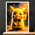 Cadre Blanc Pikachu