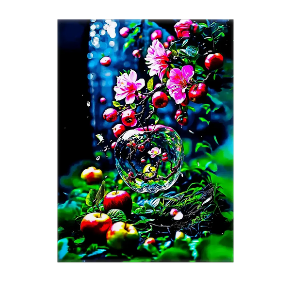 Tableau Pomme – 10x15 cm