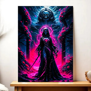 Tableau Princesse de la Mort illustré à la main en Anjou