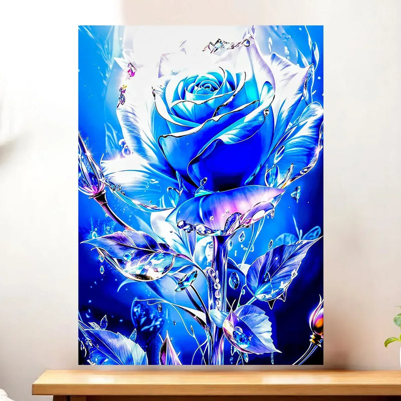 Affiche Rose Bleue