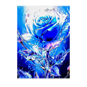 Poster Rose Bleue