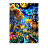 Poster Jardin Fleuri