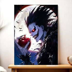 Tableau Ryuk Death Note illustré à la main en Anjou