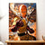 Tableau Saitama One Punch Man illustré à la main en Anjou