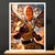 Cadre Blanc Saitama One Punch Man illustré à la main en Anjou
