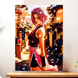 Affiche Sakura Naruto illustrée à la main en Anjou