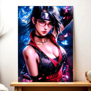 Tableau Sarada illustré à la main en Anjou