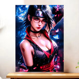 Affiche Sarada illustrée à la main en Anjou