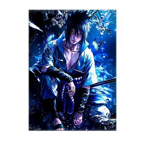 Poster Sasuke Naruto illustré à la main en Anjou