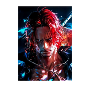 Poster Shanks One Piece illustré à la main en Anjou