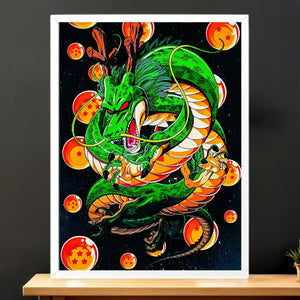 Cadre Blanc Shenron